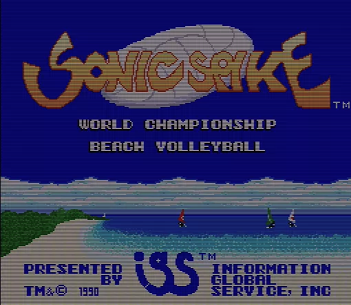 ROM Sonic Spike - World Championship Beach Volleyball
